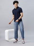 Classic Comfort: Men's 100% Cotton Polo T-shirt Maroon